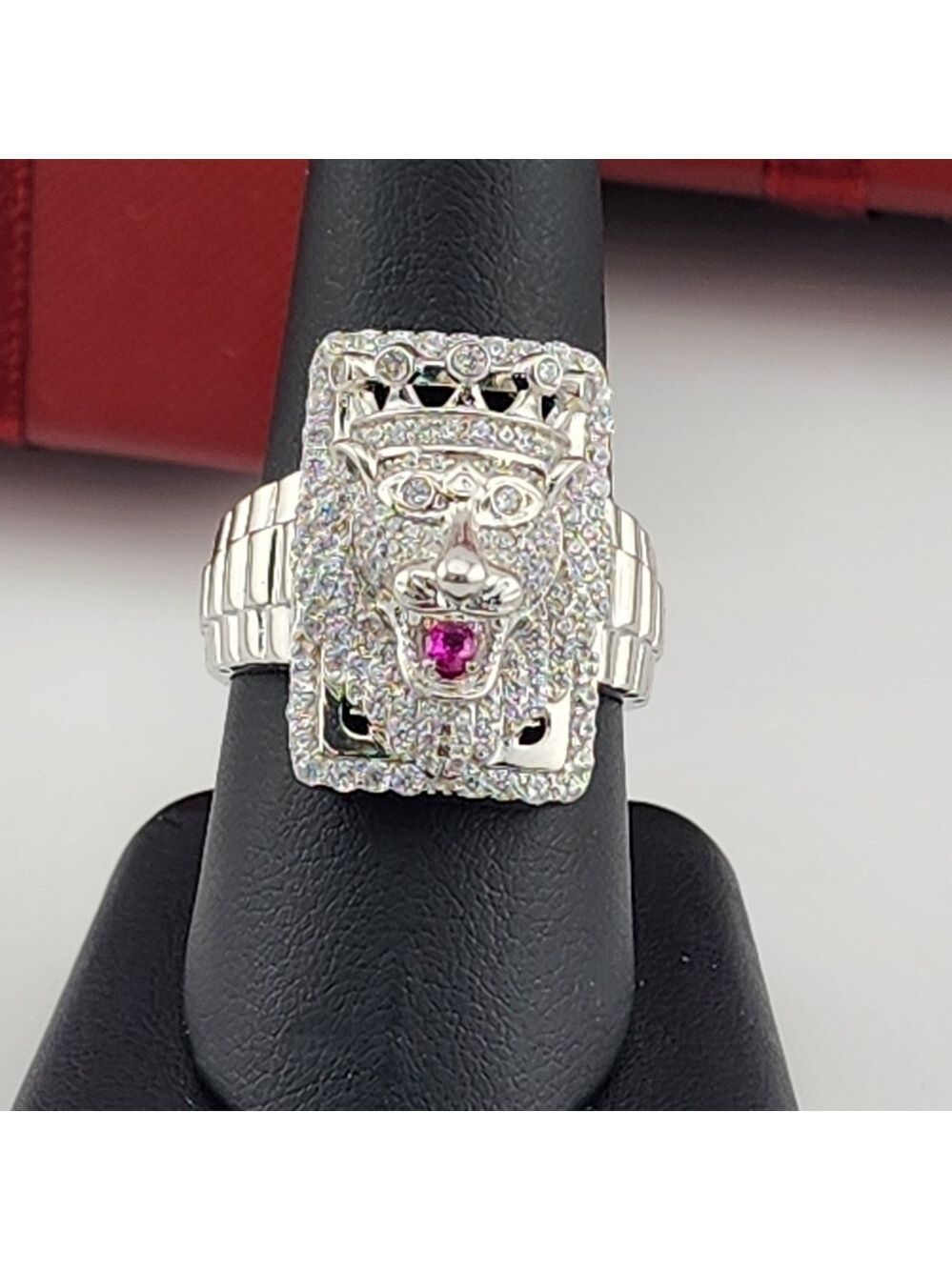 New Sterling Silver Lion Ring for Men –  925 Design